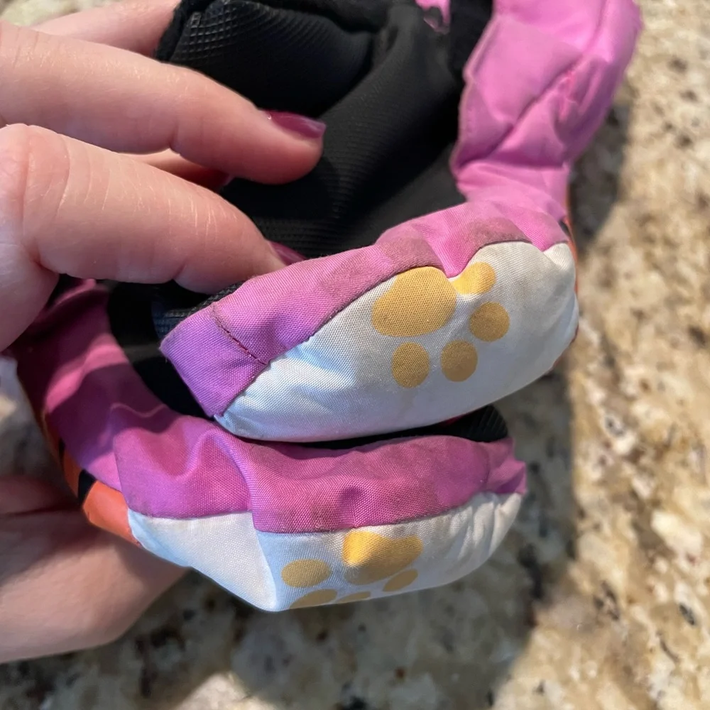 Burton Kids/Toddler Pink Tiger Mittens Size 2T